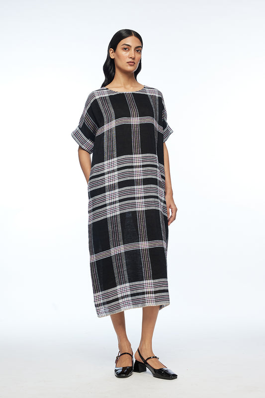 Dumalis Boat Neck Dress