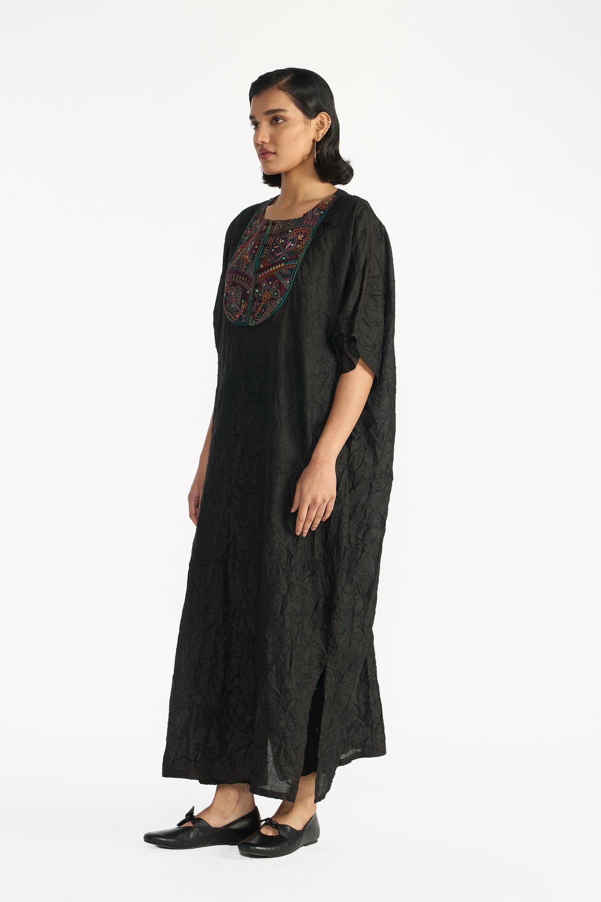 Veronia Embroidered Kaftan Dress