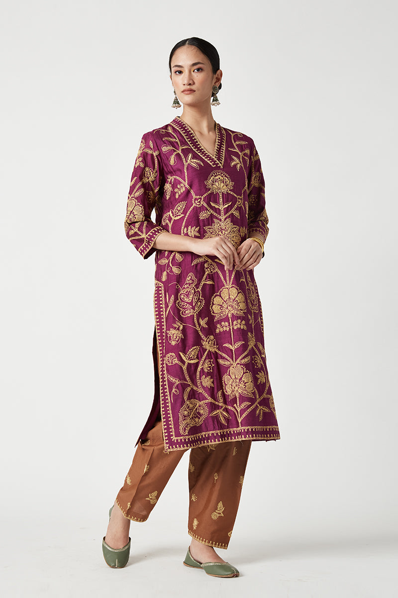 Benazir Embroidered Kurta Set (2Pcs)