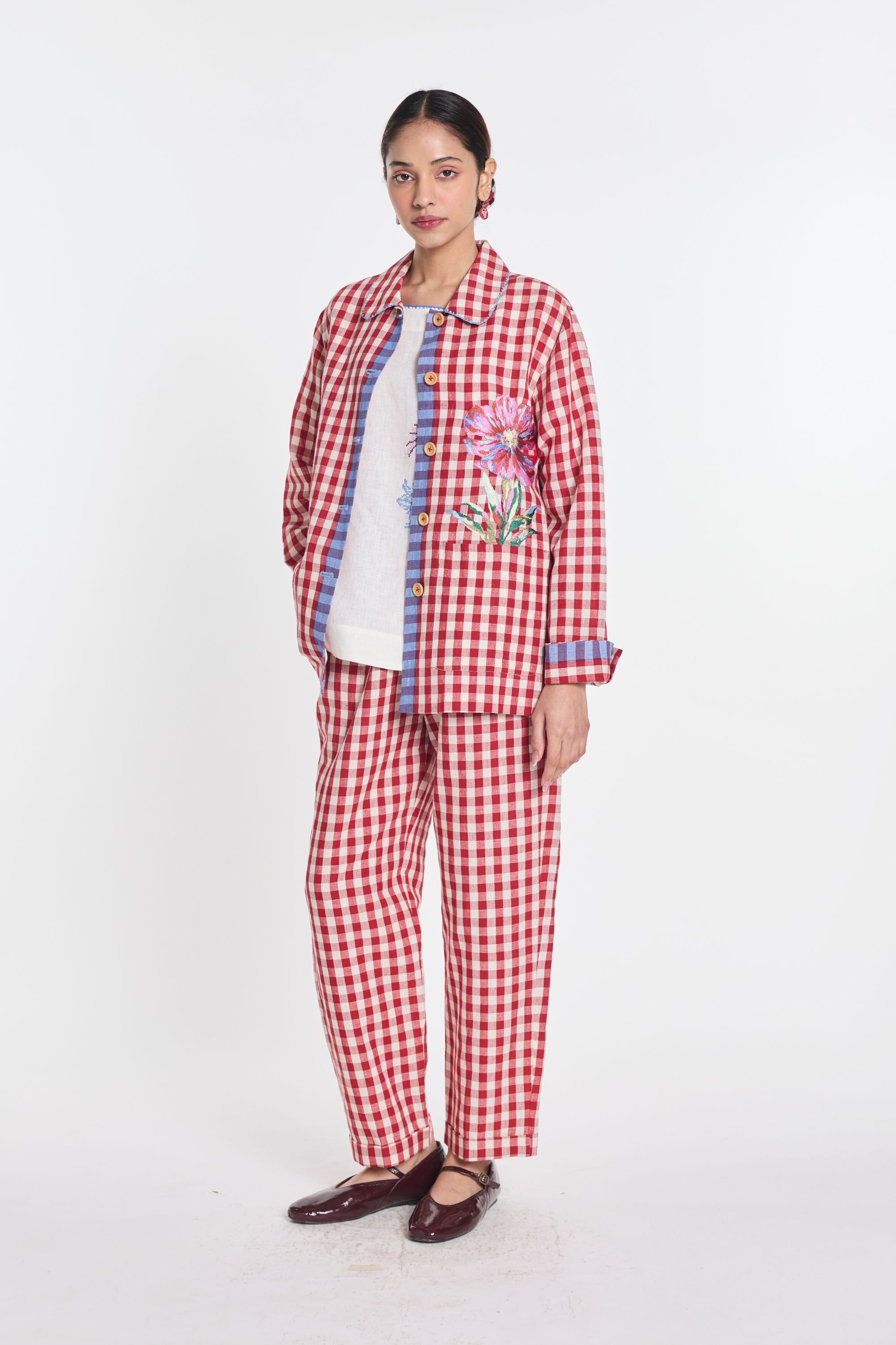 Cherry Embroidered Jacket