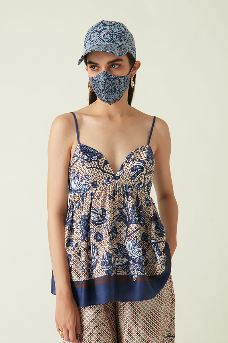 Melati Printed Baseball Cap