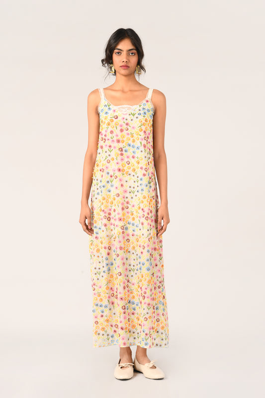 PRAIRIE LIN SLIP DRESS