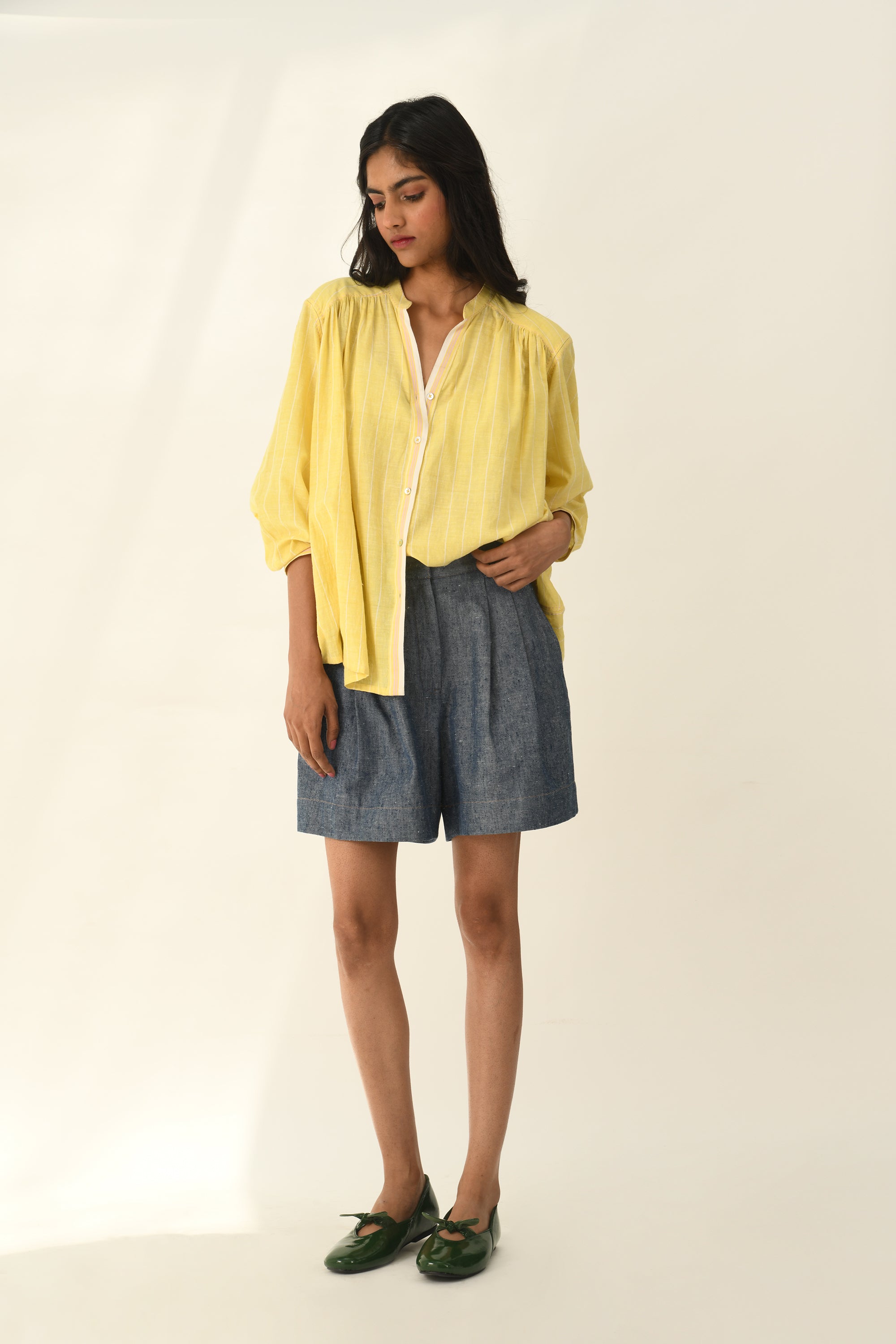 Sabinii Smocking Shirt