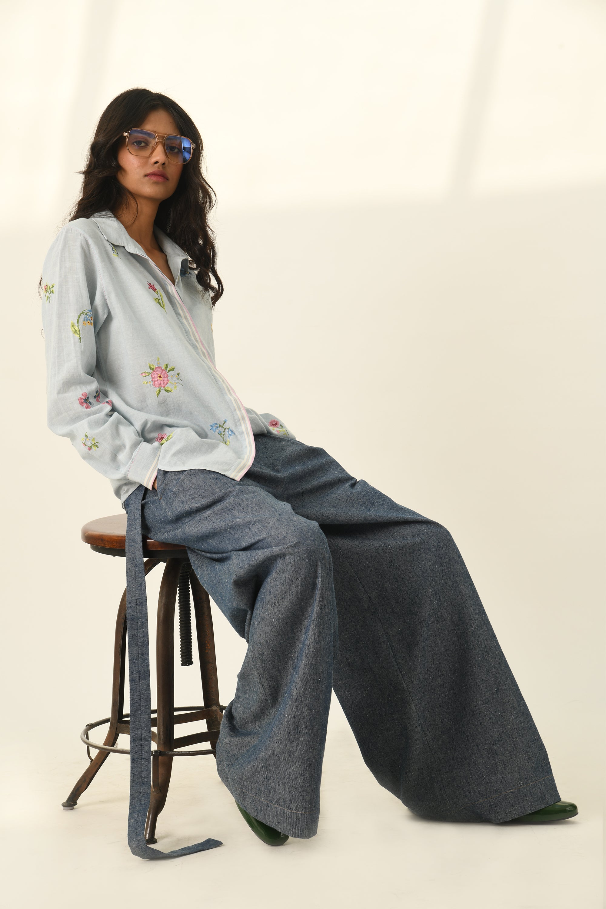 Glabrifolia Cross Stitch Shirt