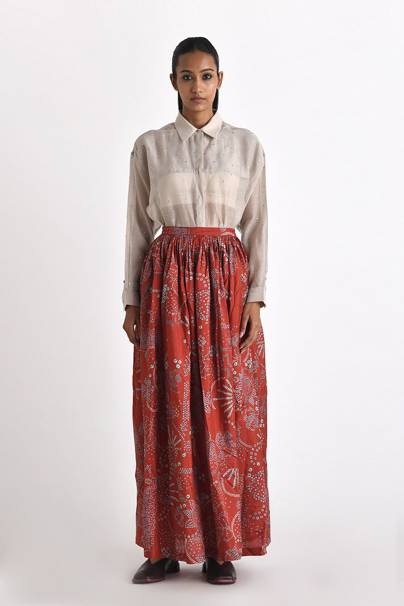 Priyavil V Neck Long Sleeve Sequin Shirt