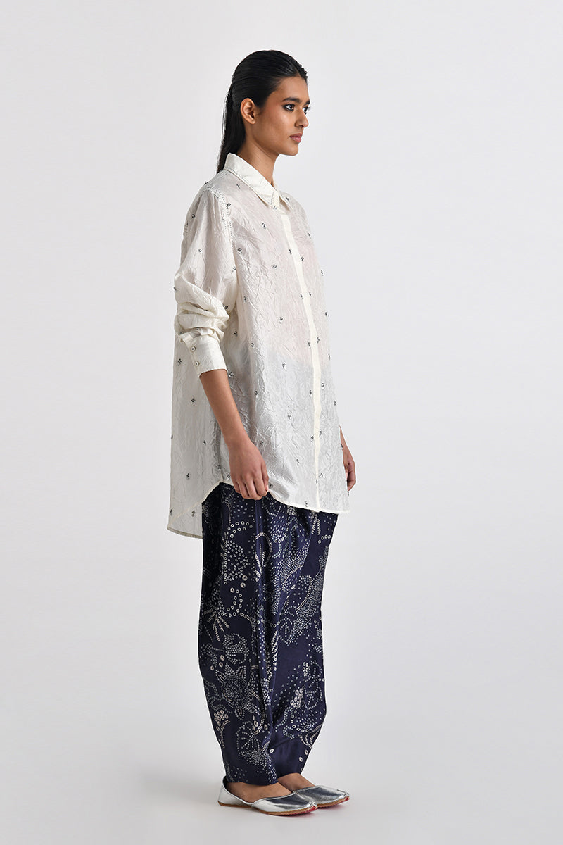 Aria Oversize Crushed Shirt