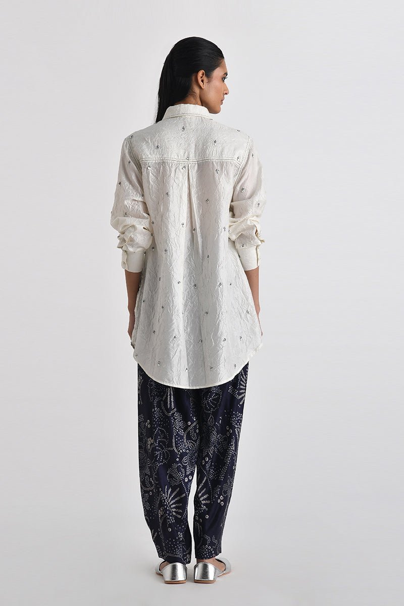 Aria Oversize Crushed Shirt
