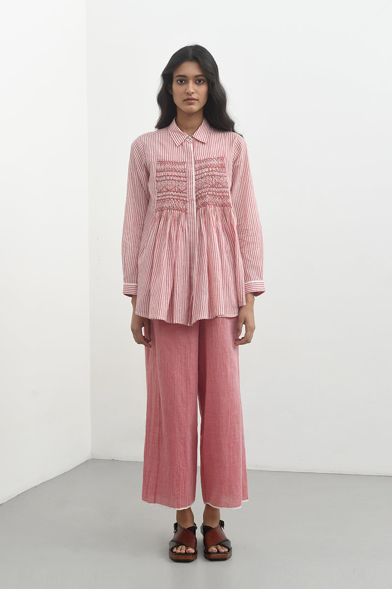 Makrinitsa Smocked Top