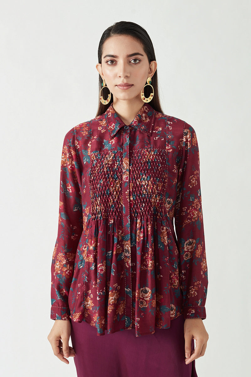 GALINA PRINTED TOP