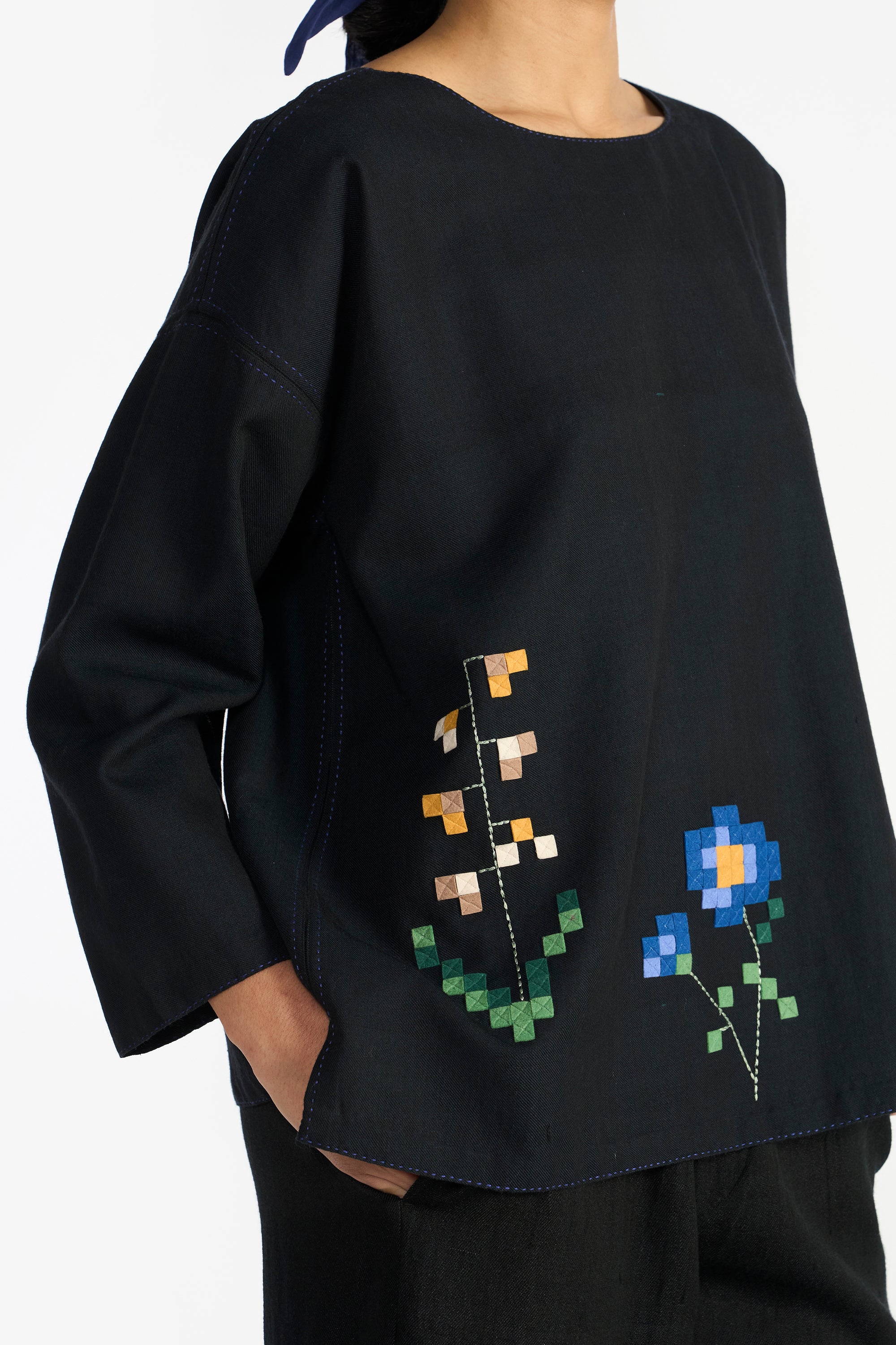 Estella Appliqué Top