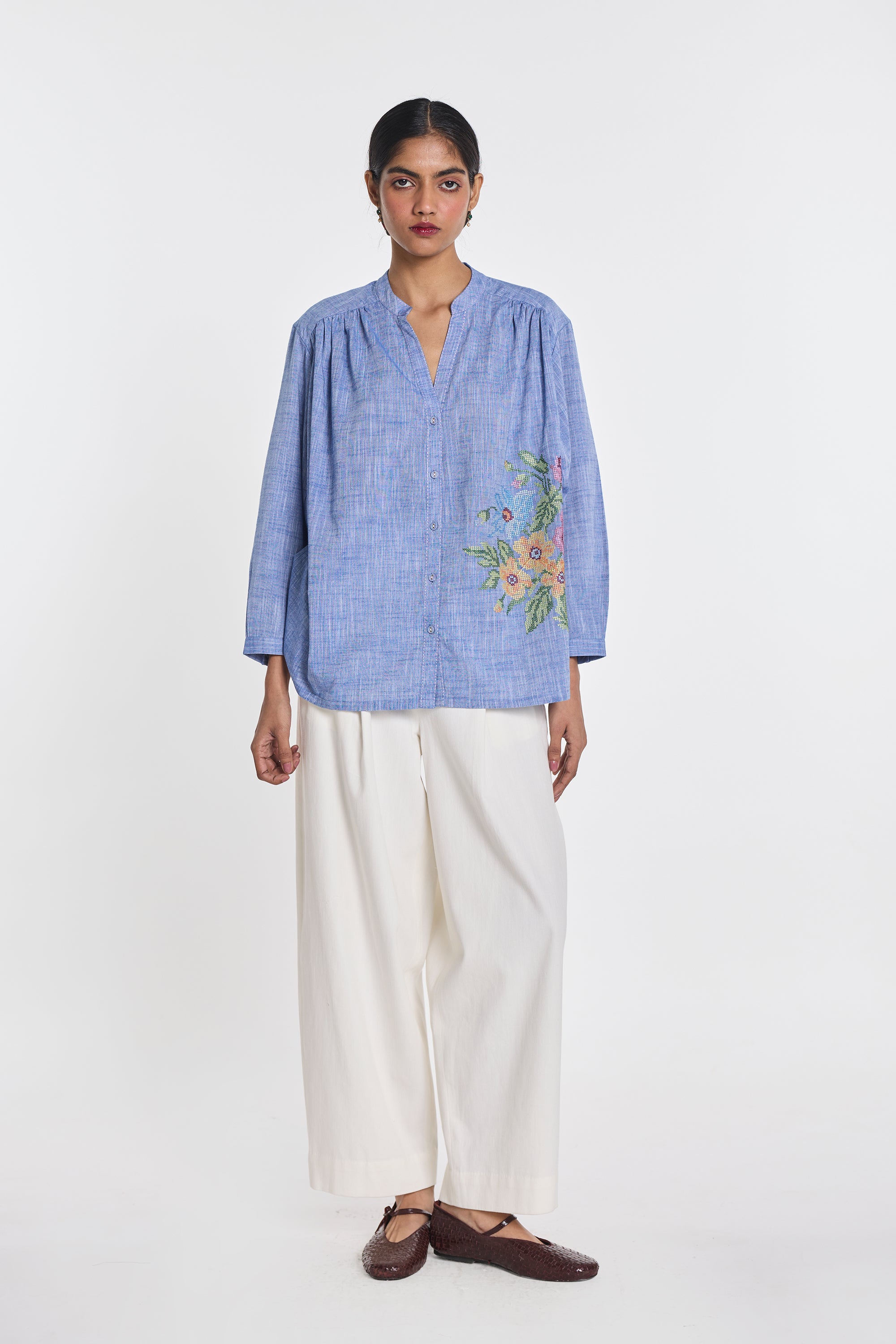 Celandine Embroidered Shirt
