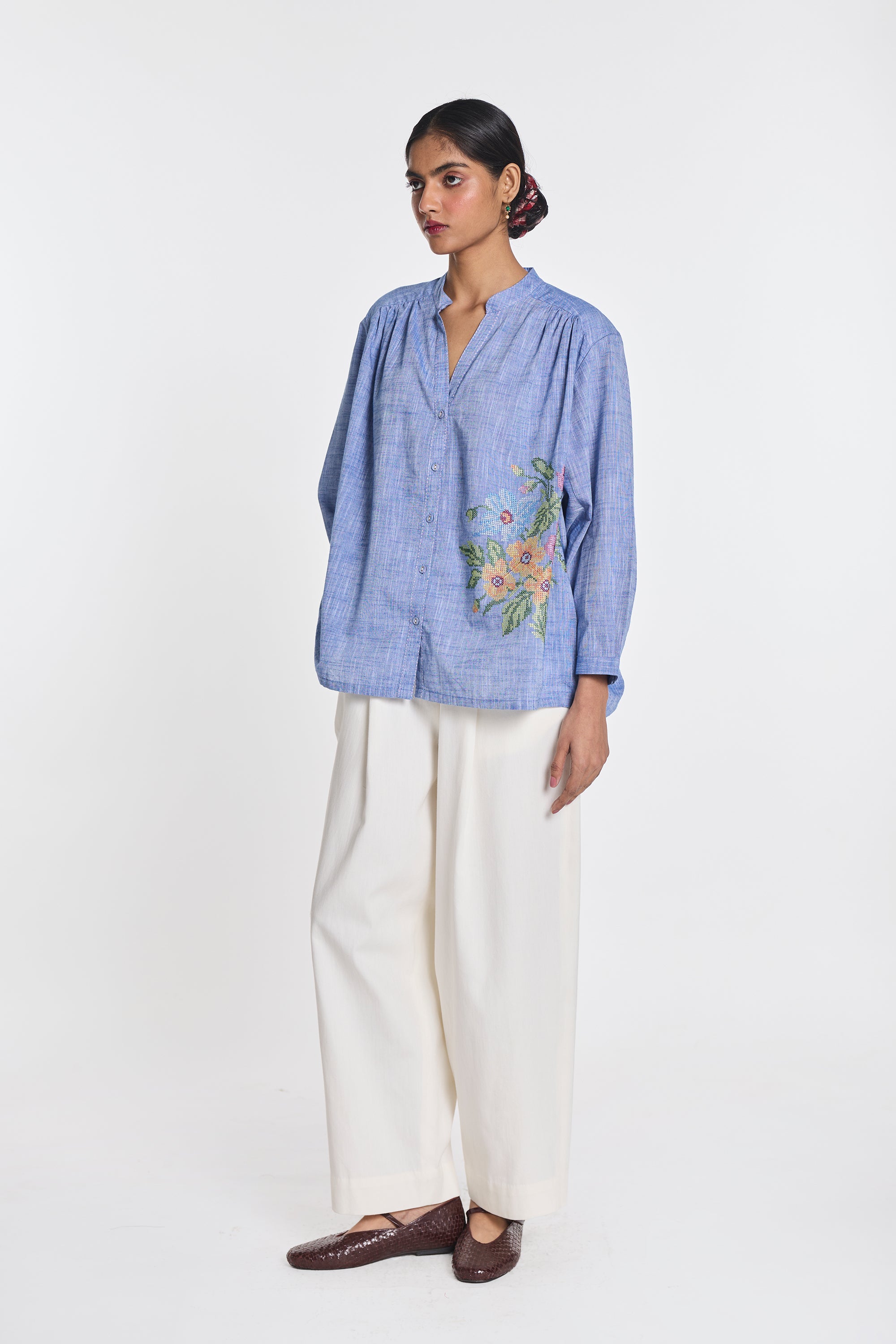 Celandine Embroidered Shirt