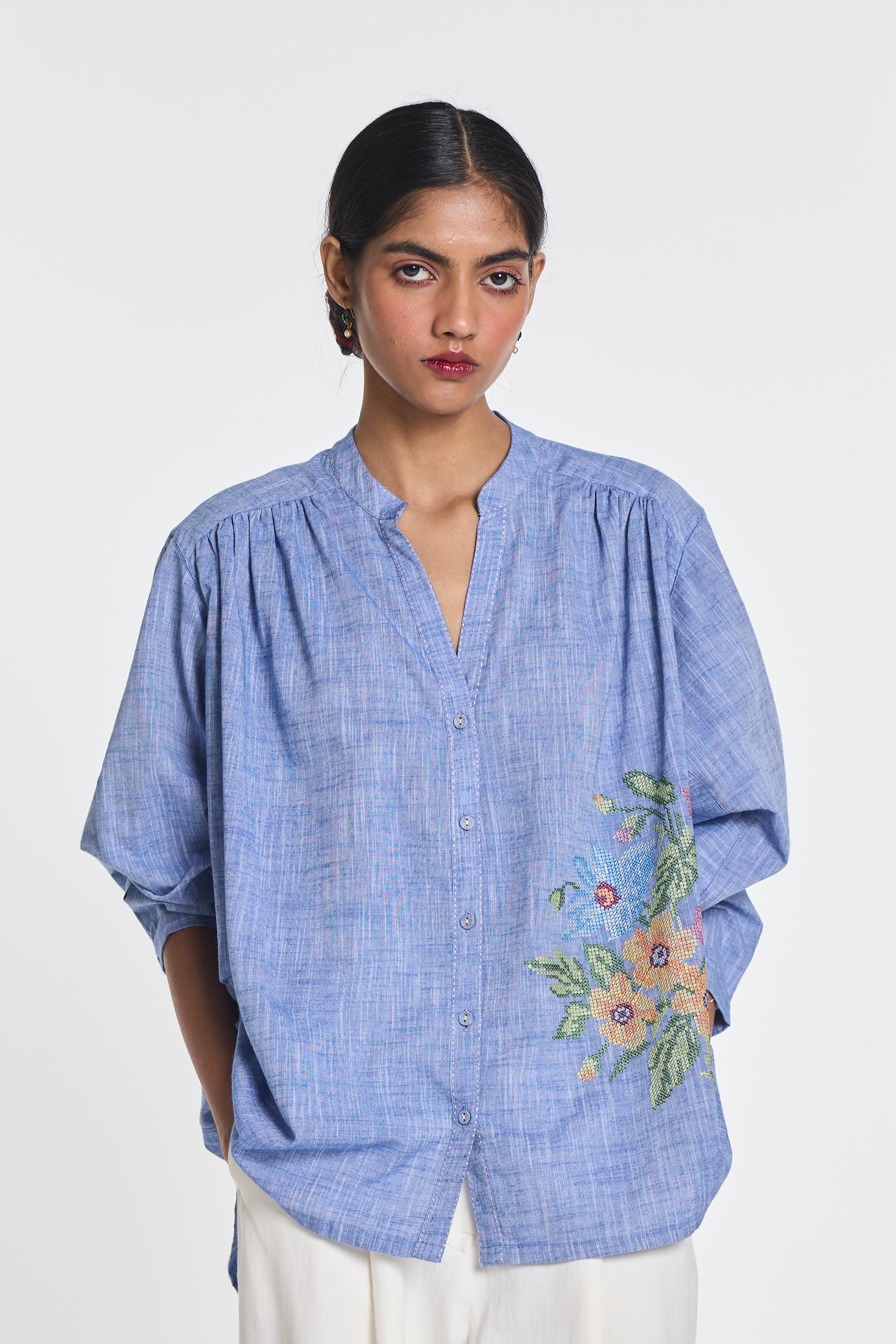 Celandine Embroidered Shirt