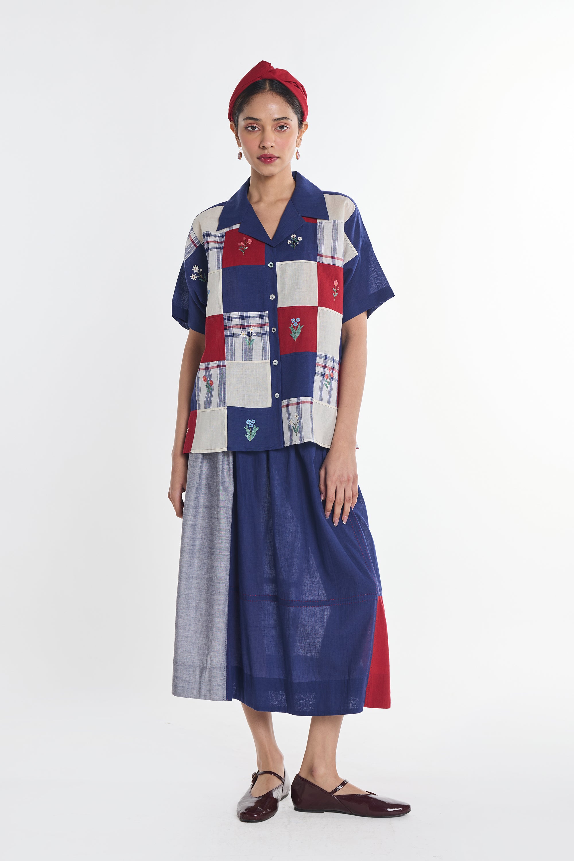 Bluebell Patchwork Shirt