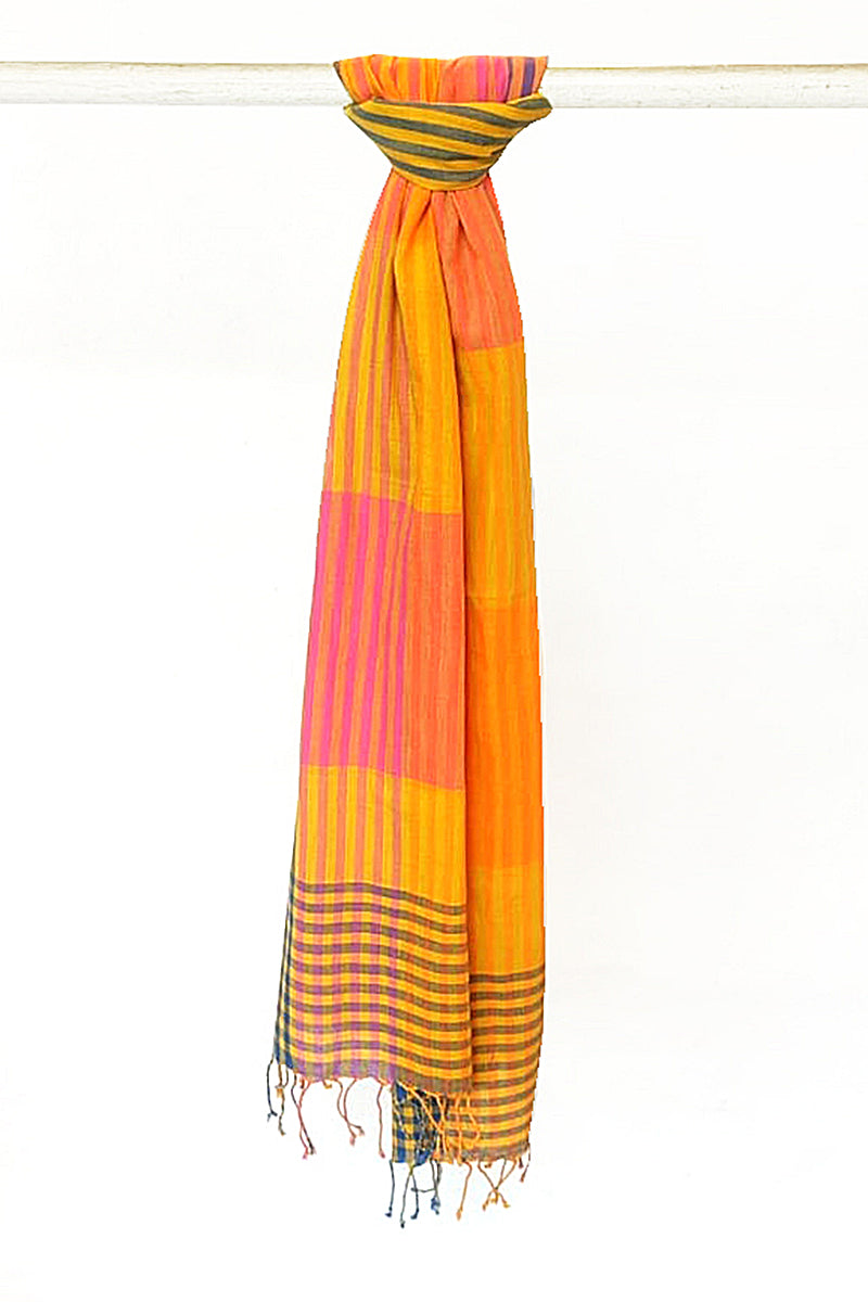 Helianthus Check Scarf