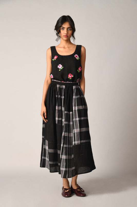 Coziae Patchwork Skirt