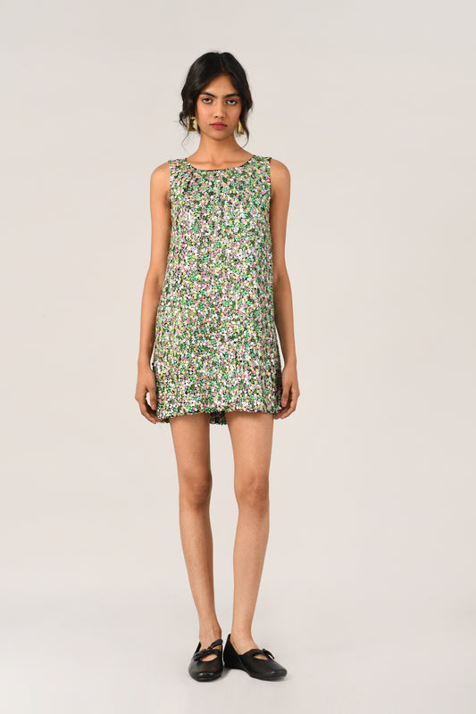 BARBARA SHORT SEQUIN DRESS