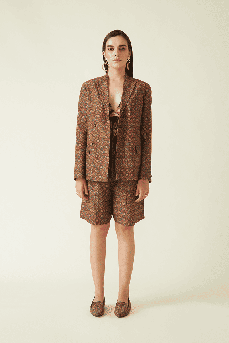 DEMPO PRINTED SHORTS