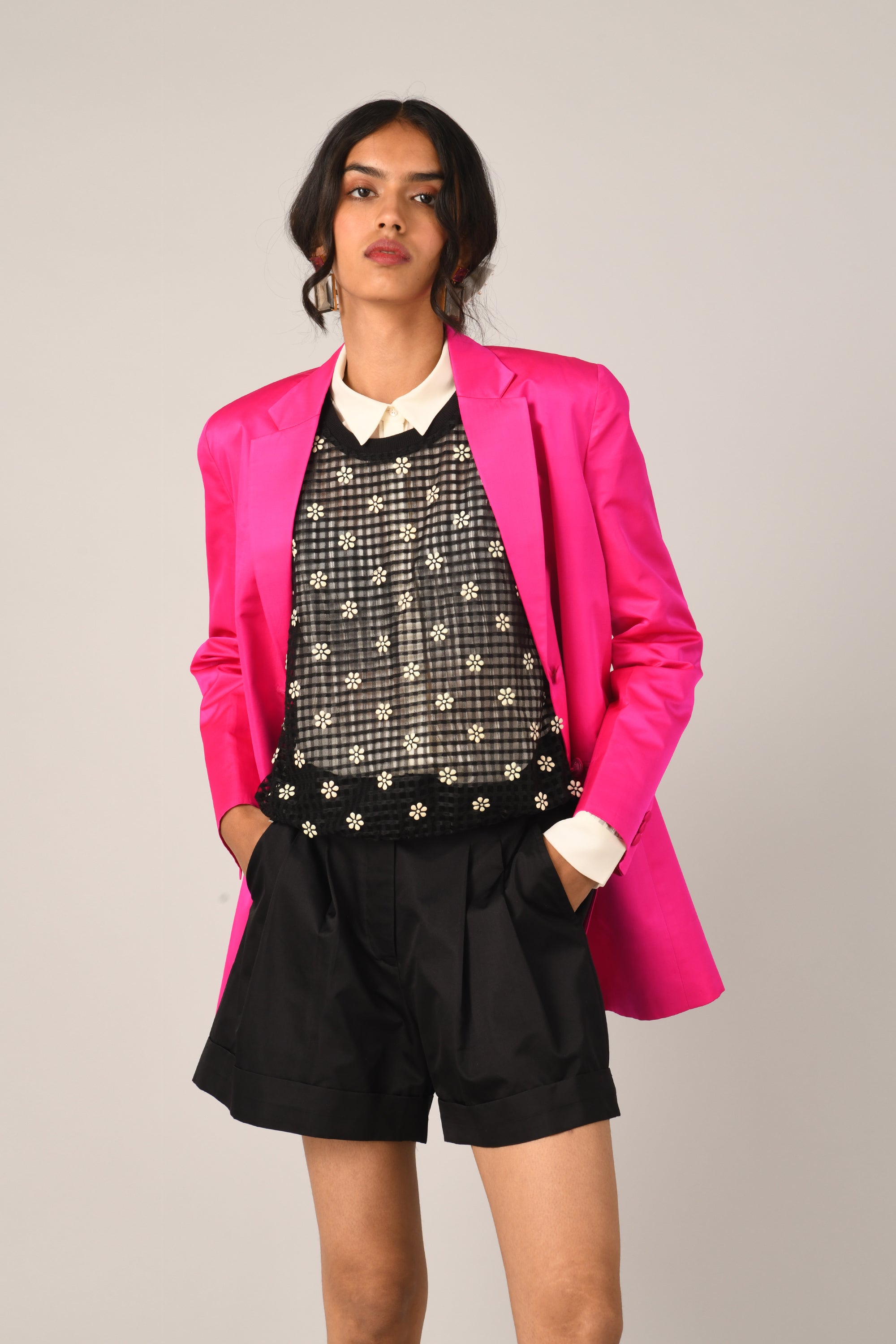 Odorata Pleated Shorts