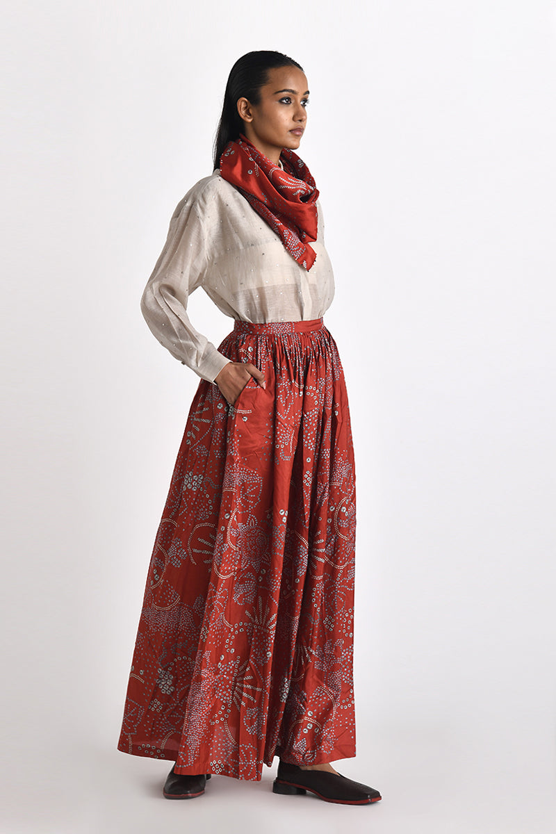 Galia Printed Bhandini Scarf