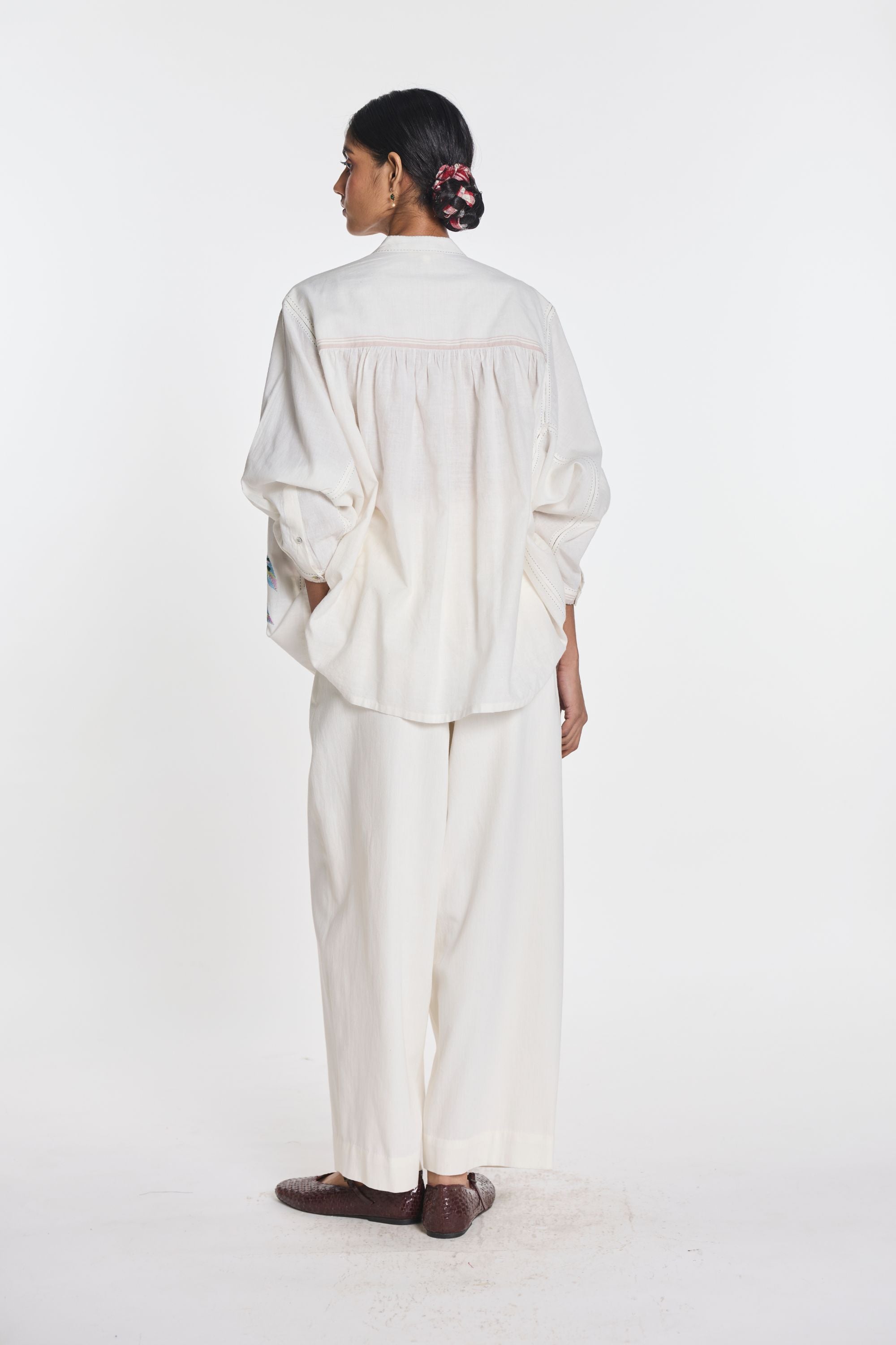 Clover Embroidered Shirt