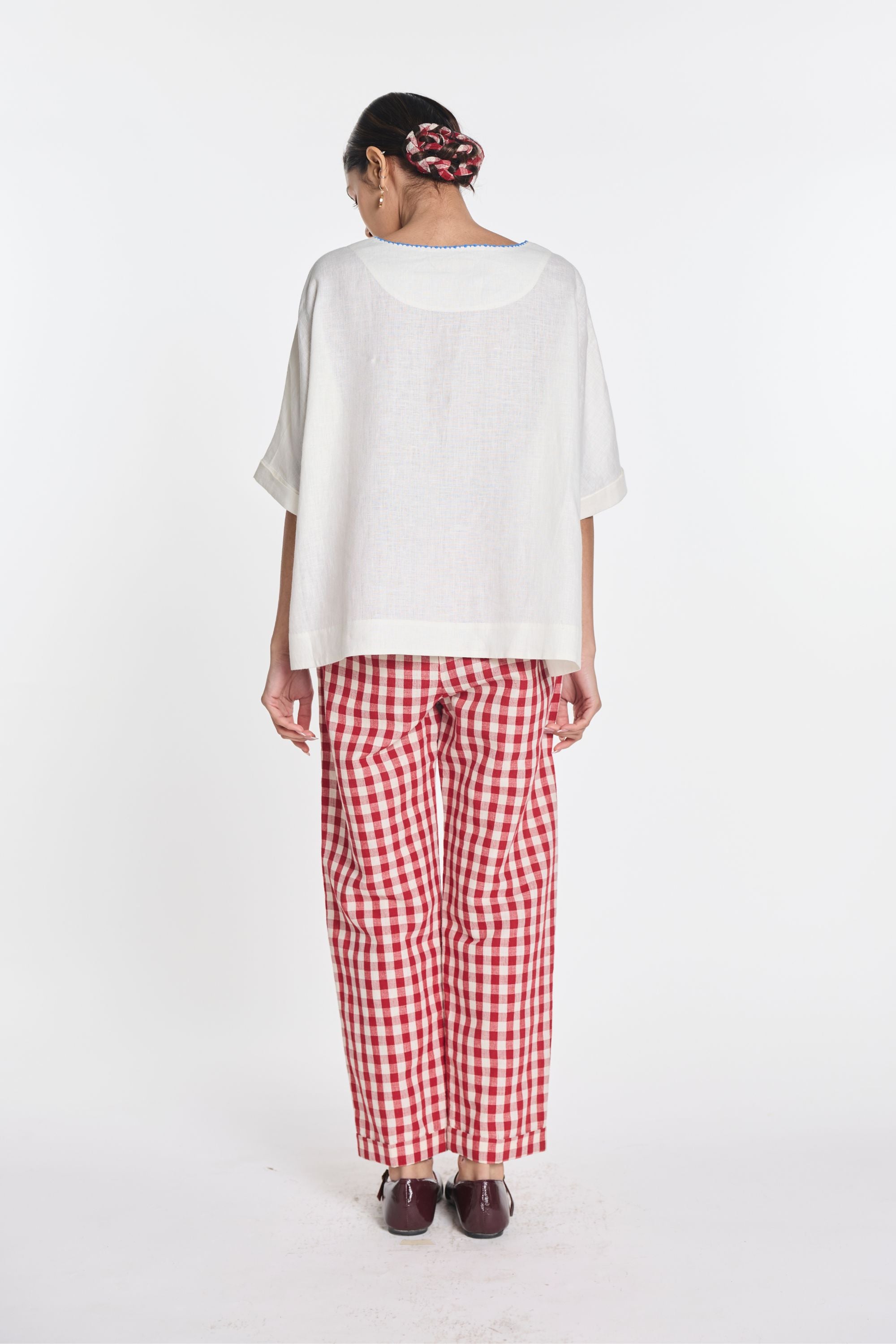 Pearl Embroidered Top