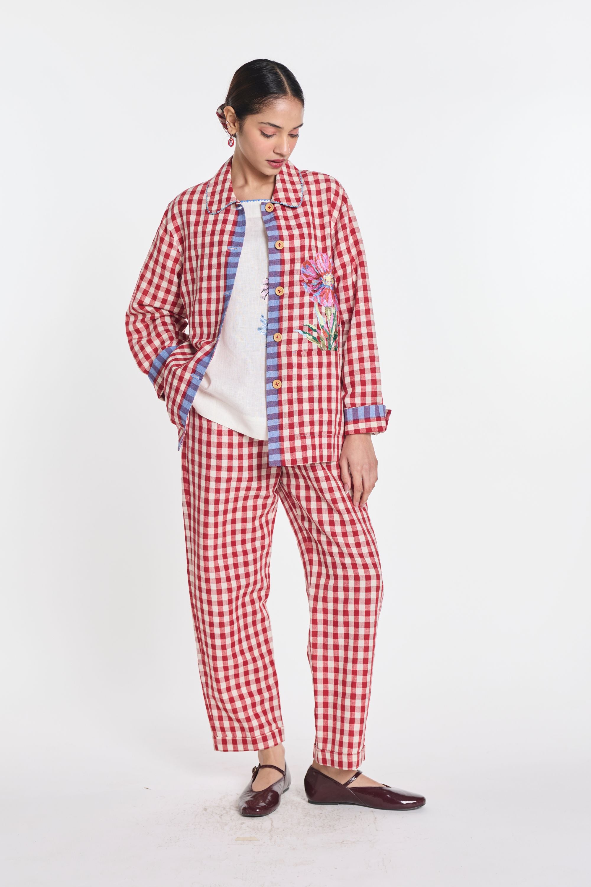 Cherry Embroidered Jacket