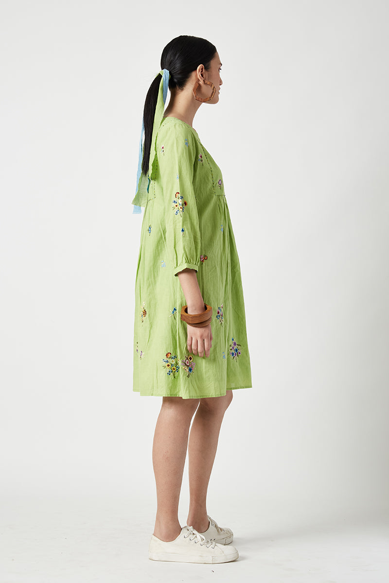 Claude Embroidered Dress
