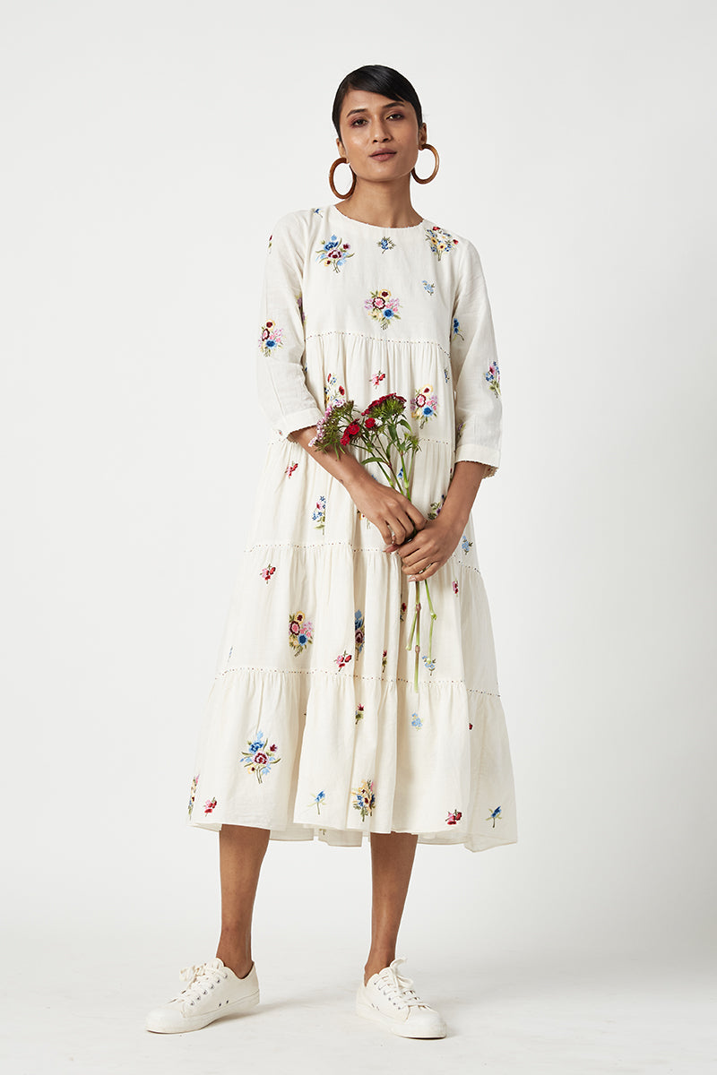 Longwood Embroidered Dress