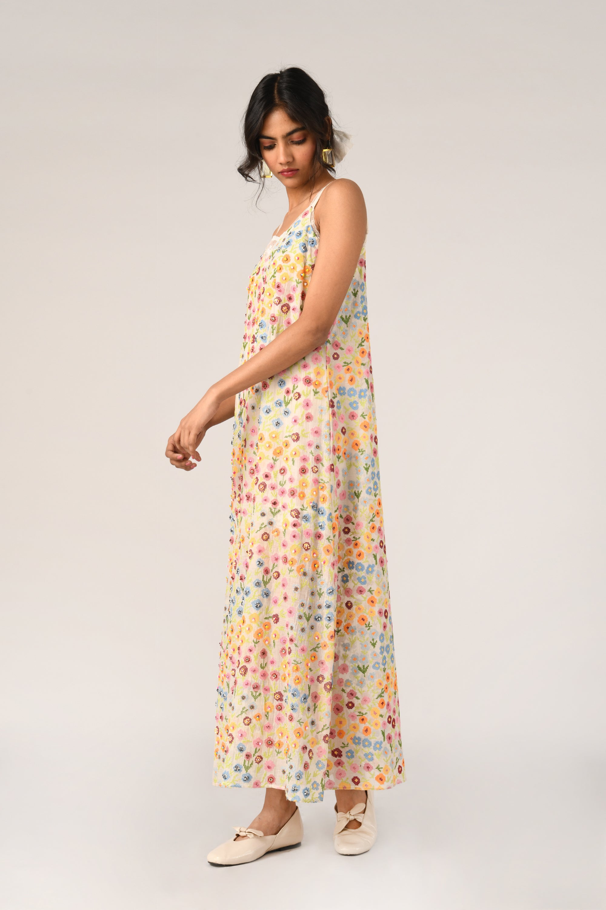 Prairie Lin Slip Dress