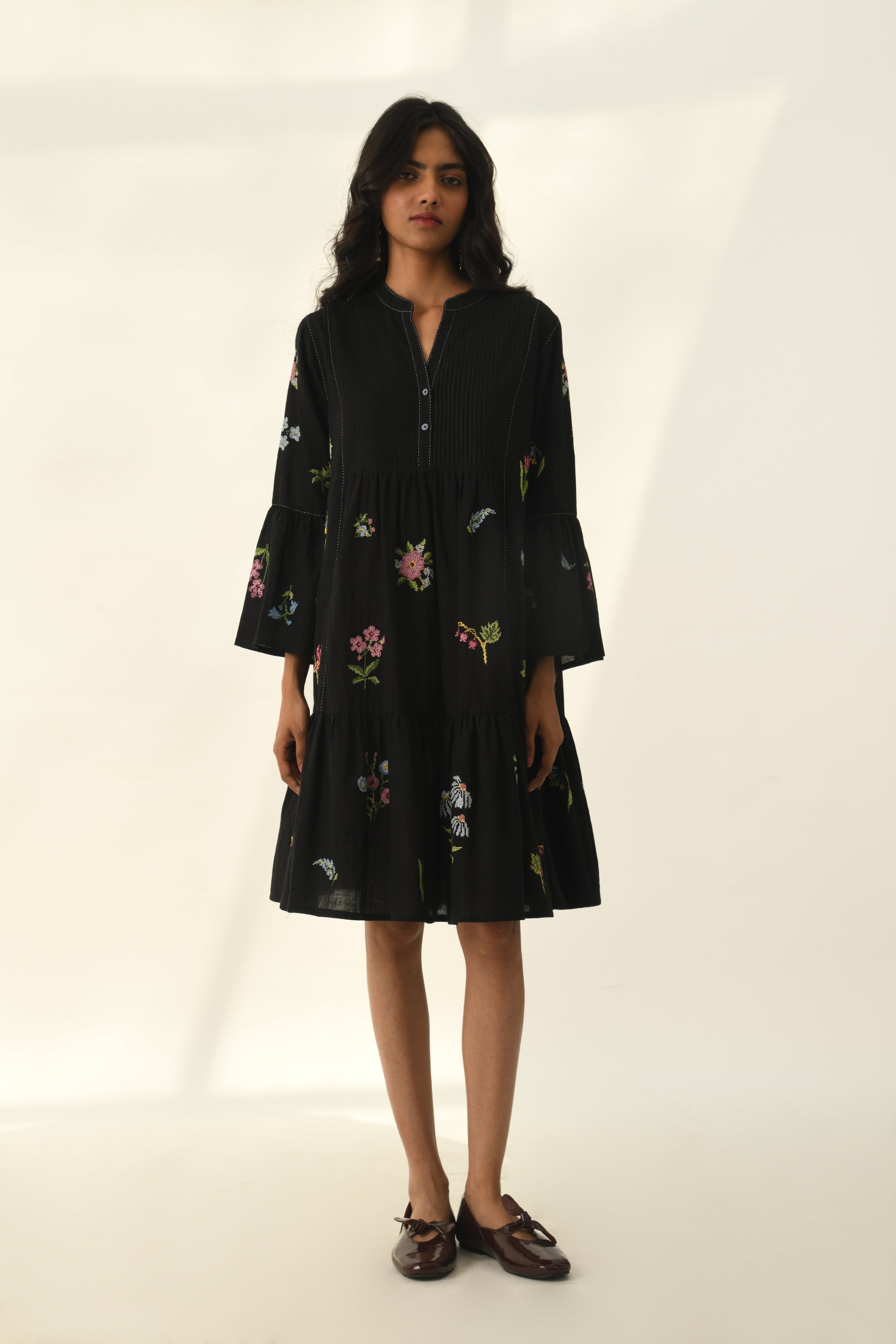 Elina Tiered Short Dress