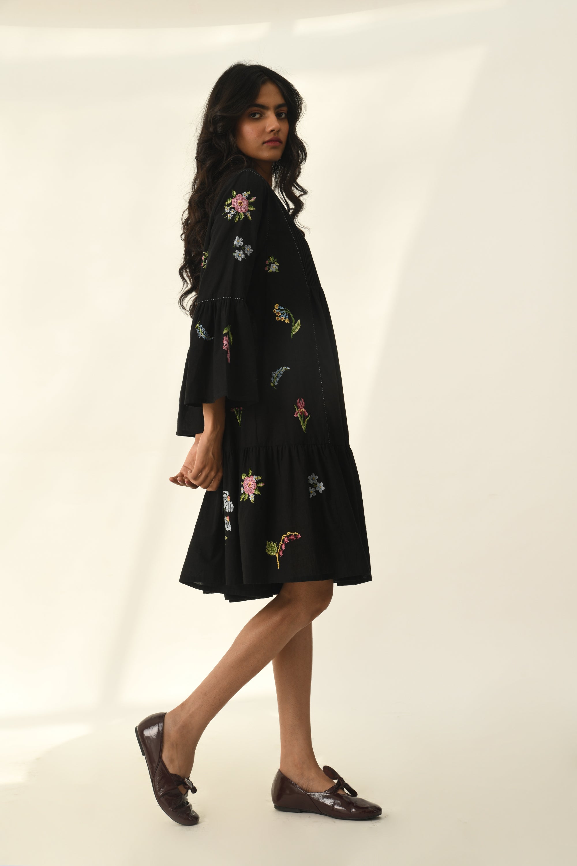 Elina Tiered Short Dress