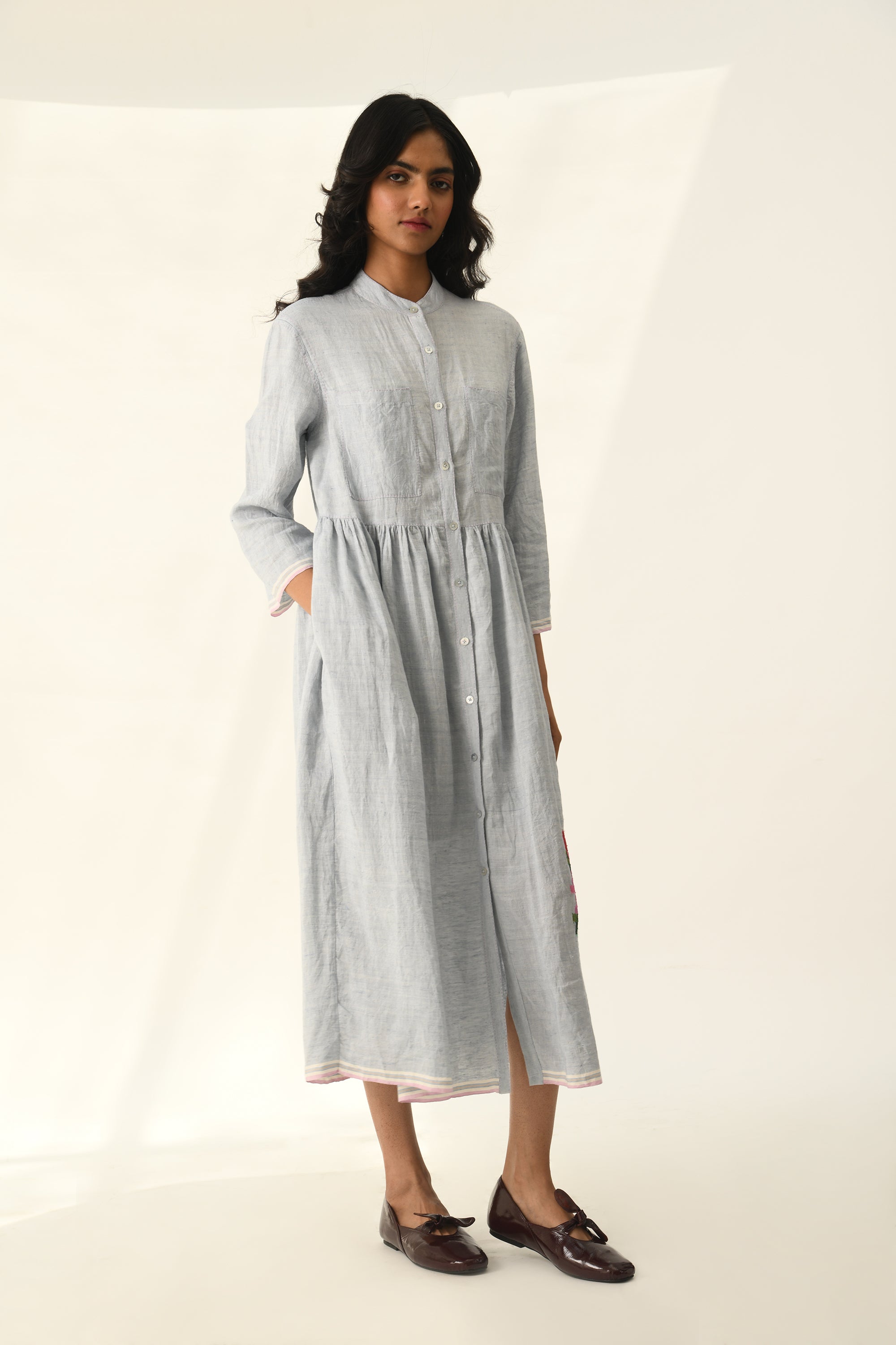 Bella Applique Embroidery Dress