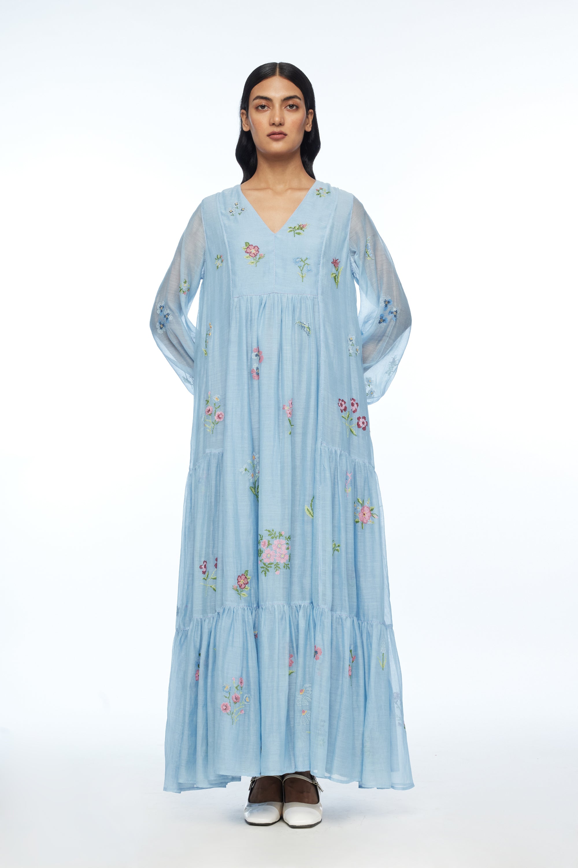 Diplodonta Embroidered Dress