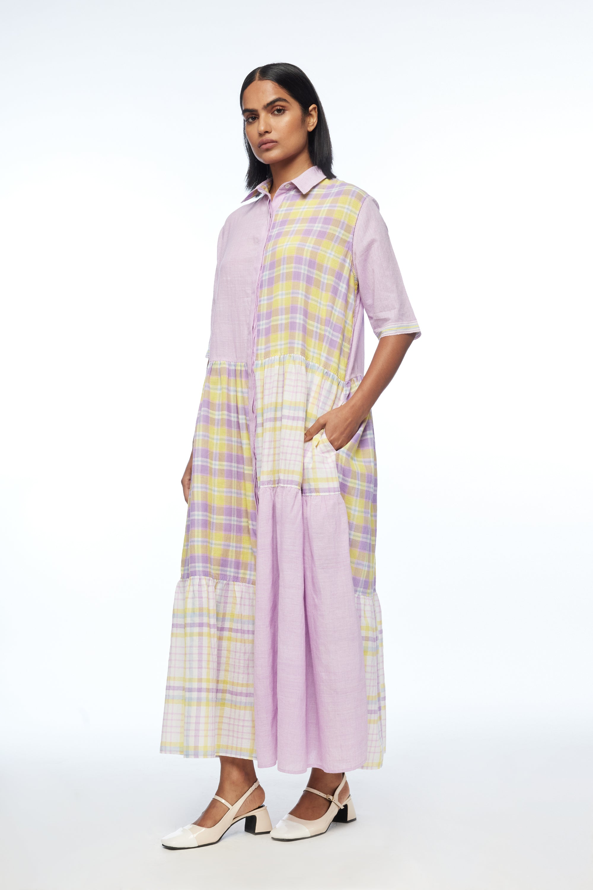 Setigera Check Dress