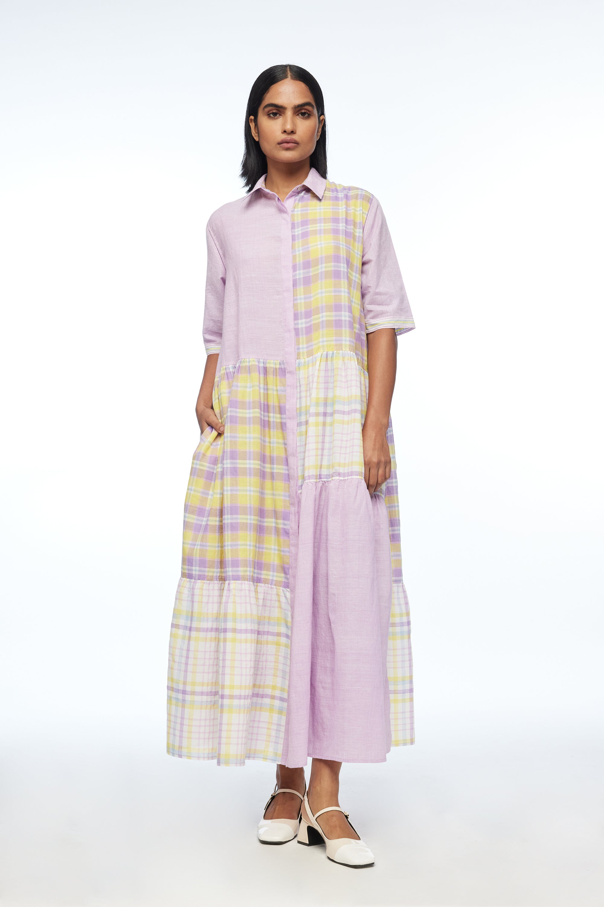 Setigera Check Dress