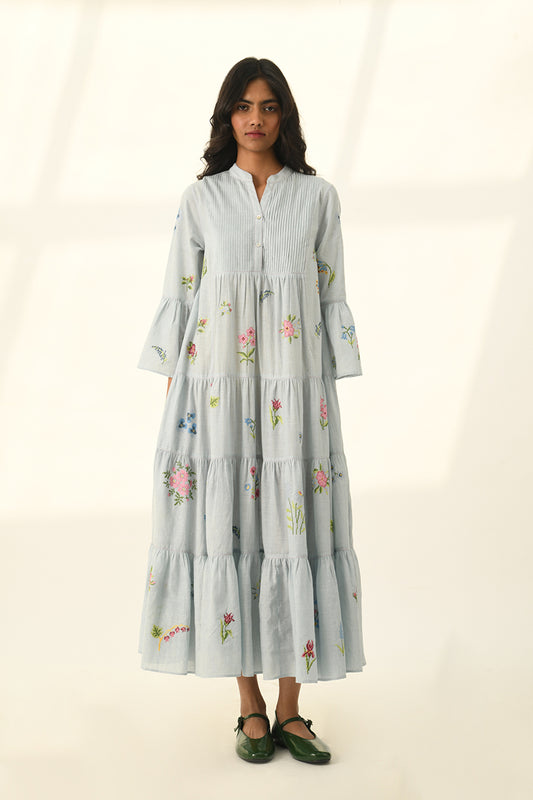 Corymbifera Embroidered Dress