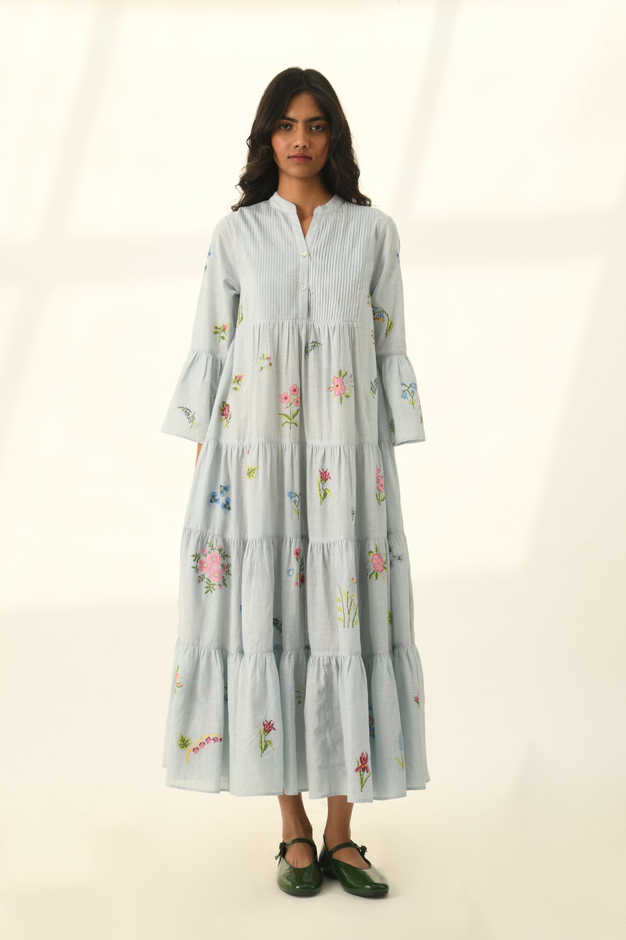 Corymbifera Embroidered Dress