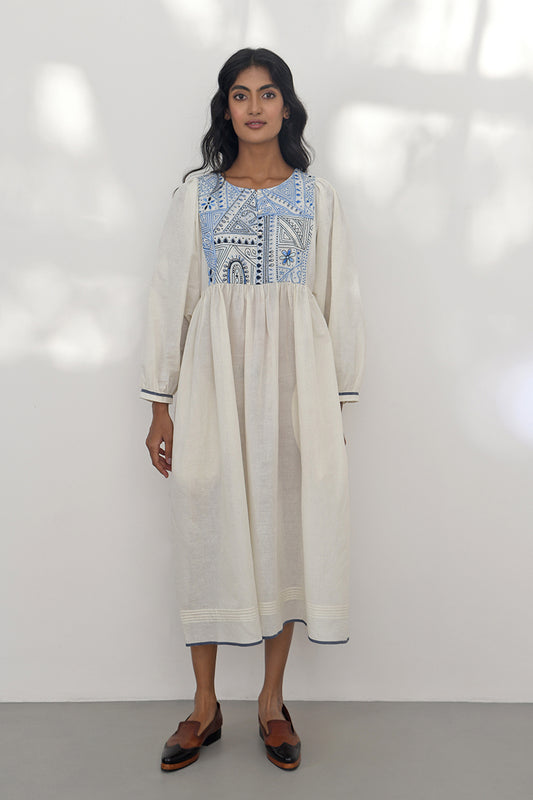 ADRIA EMBROIDERED DRESS
