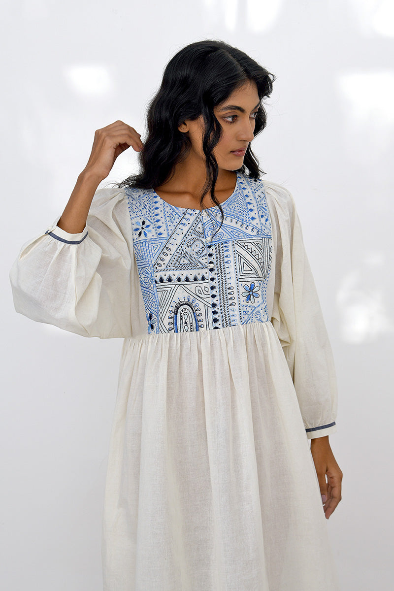 Adria Embroidered Dress