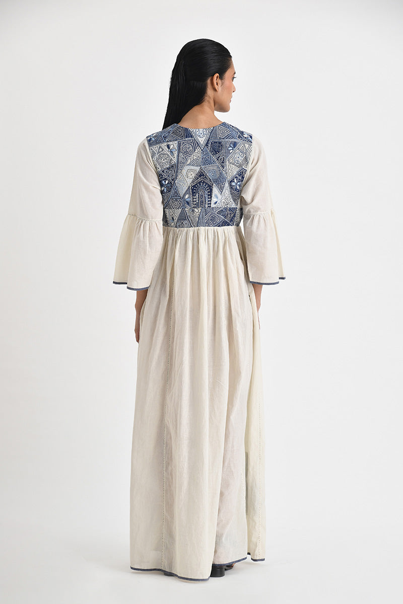 Opatija Patchwork Embroidered Dress