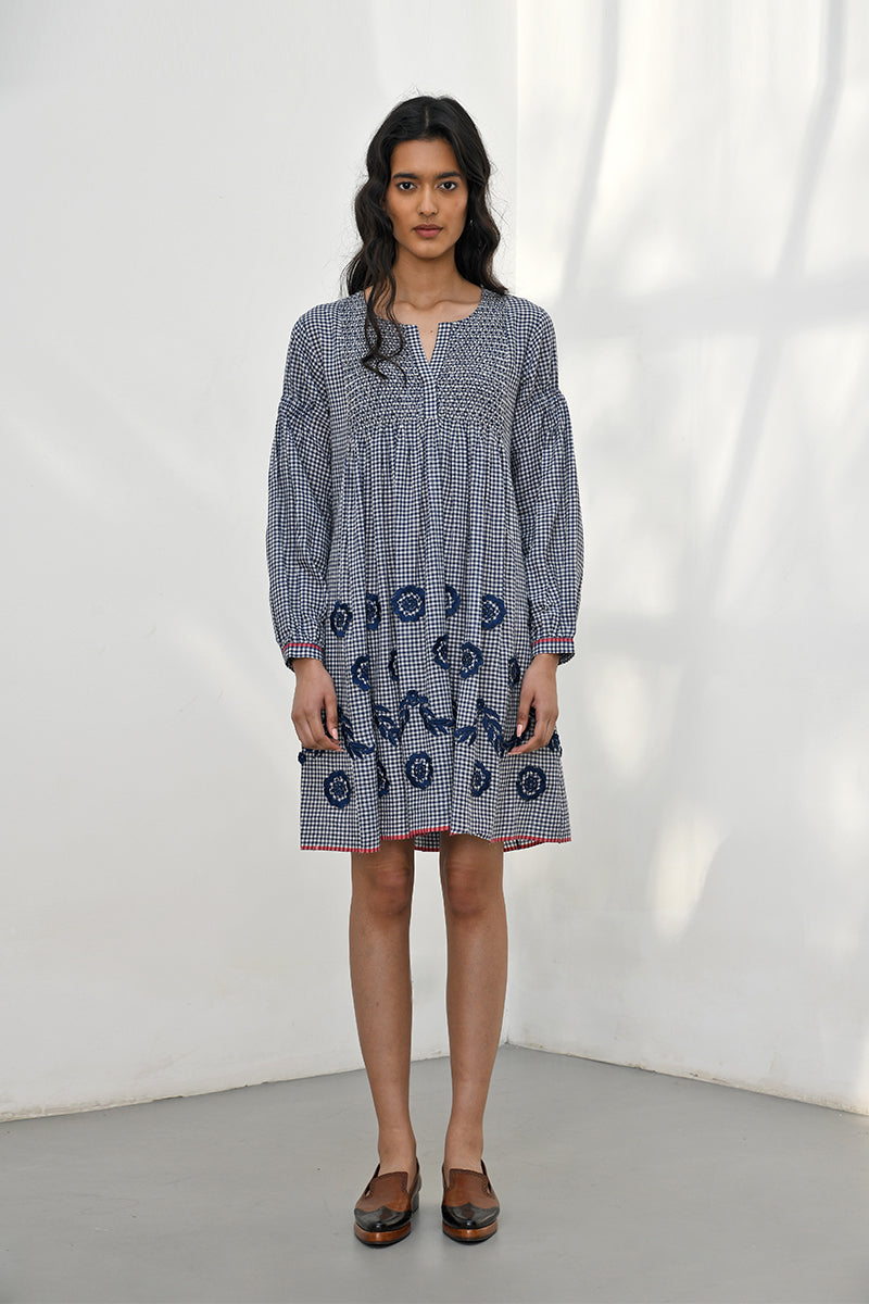 sachin and babi light blue dress Stella McCartney Dreamy Flowers Smocked Dress 6