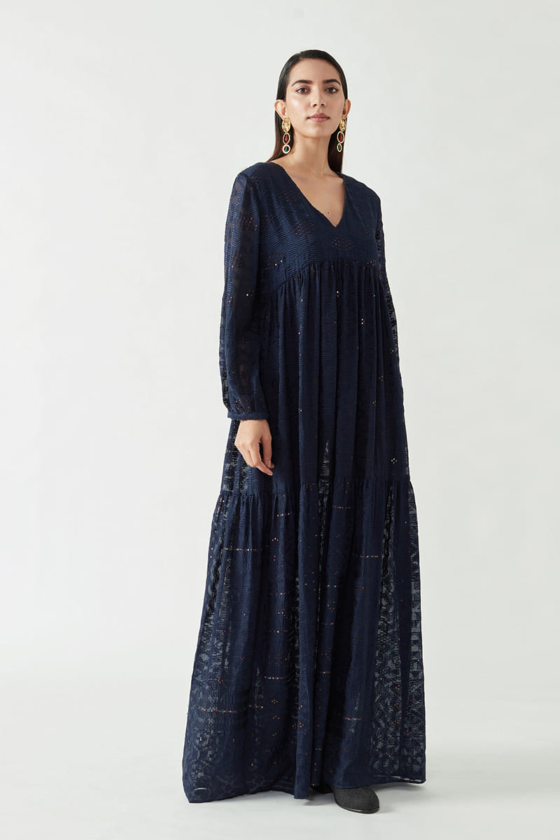 AMADA EMBROIDERED DRESS
