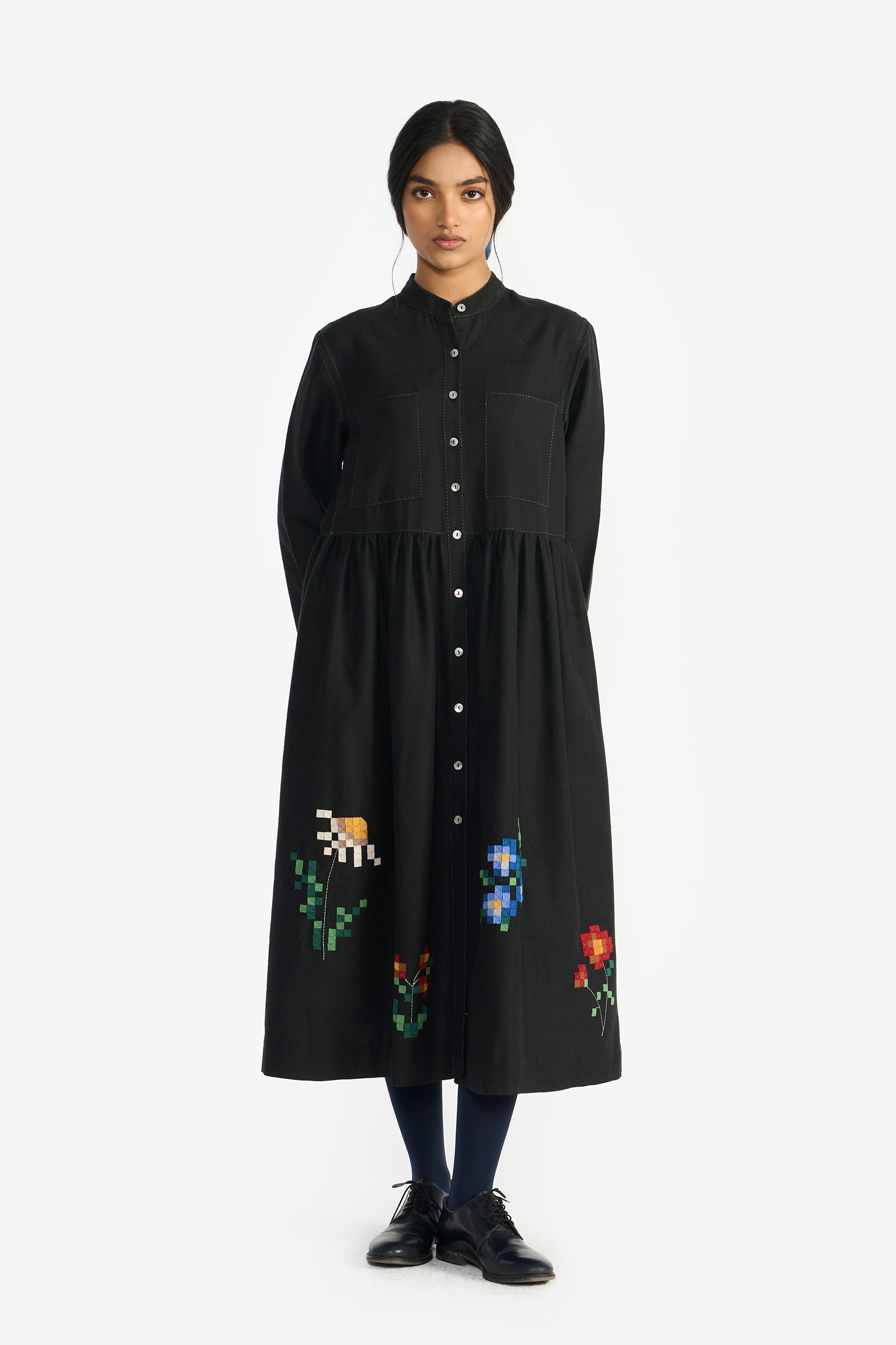 Rococo Appliqué Dress