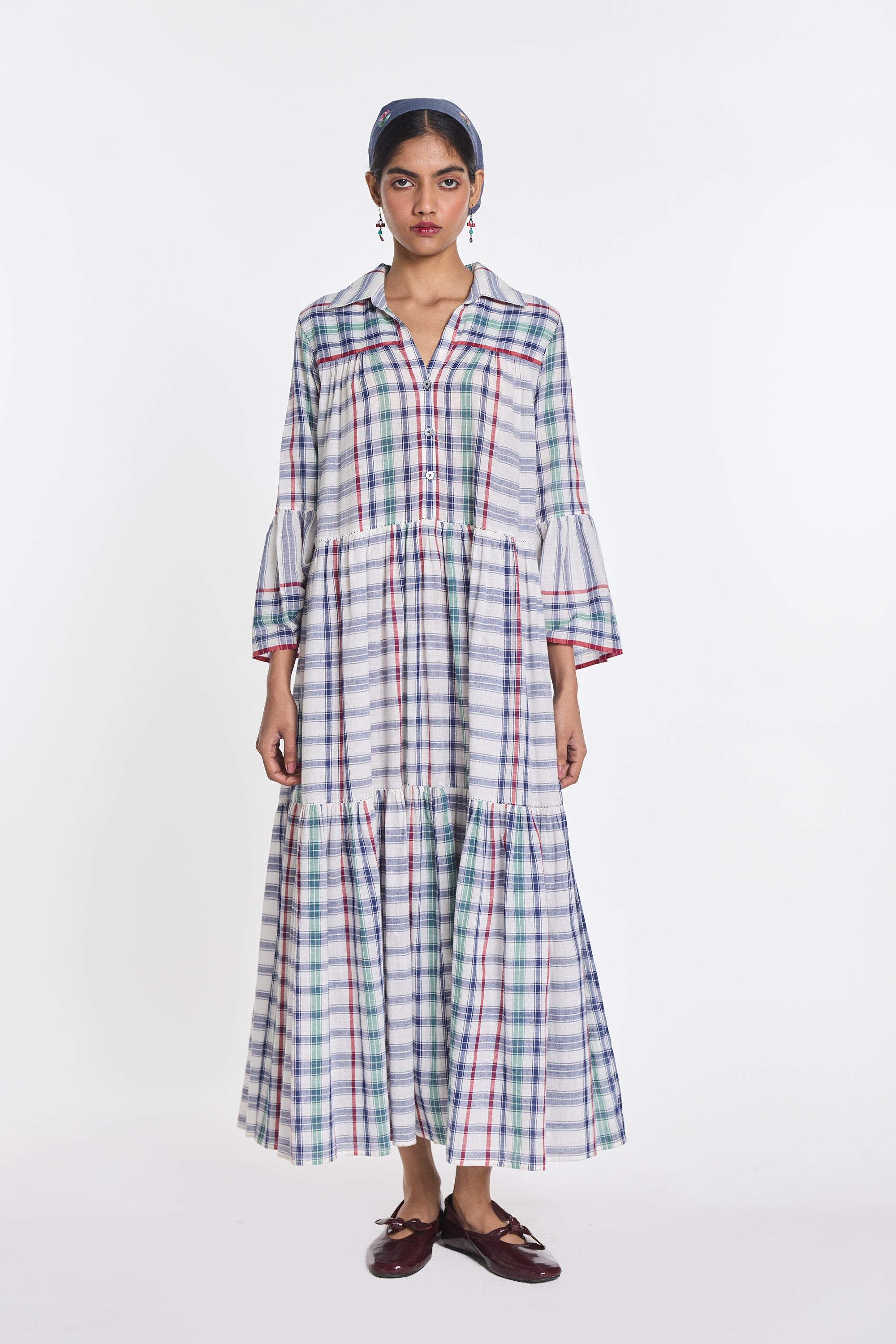 Mazus Tiered Maxi Dress