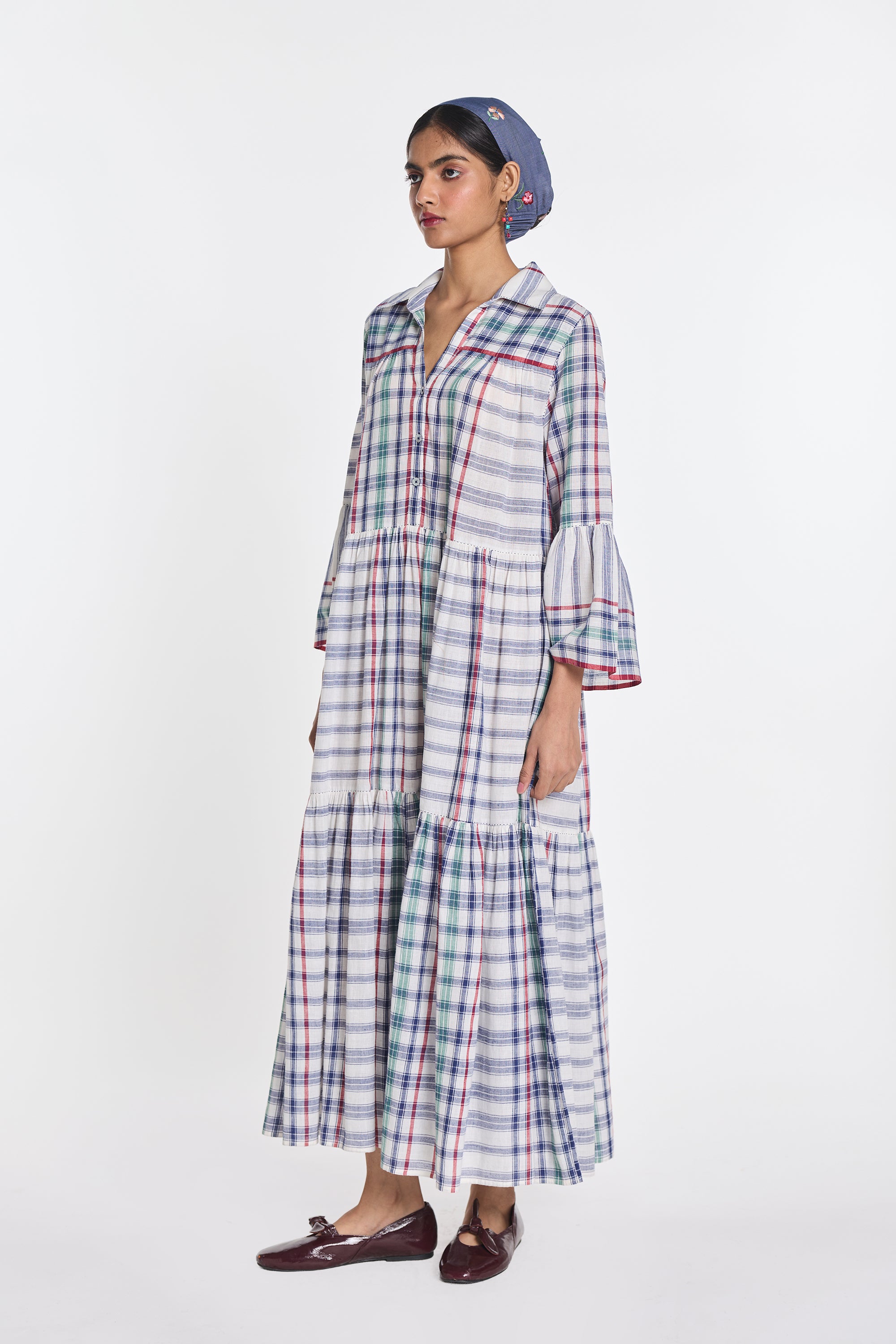 Mazus Tiered Maxi Dress