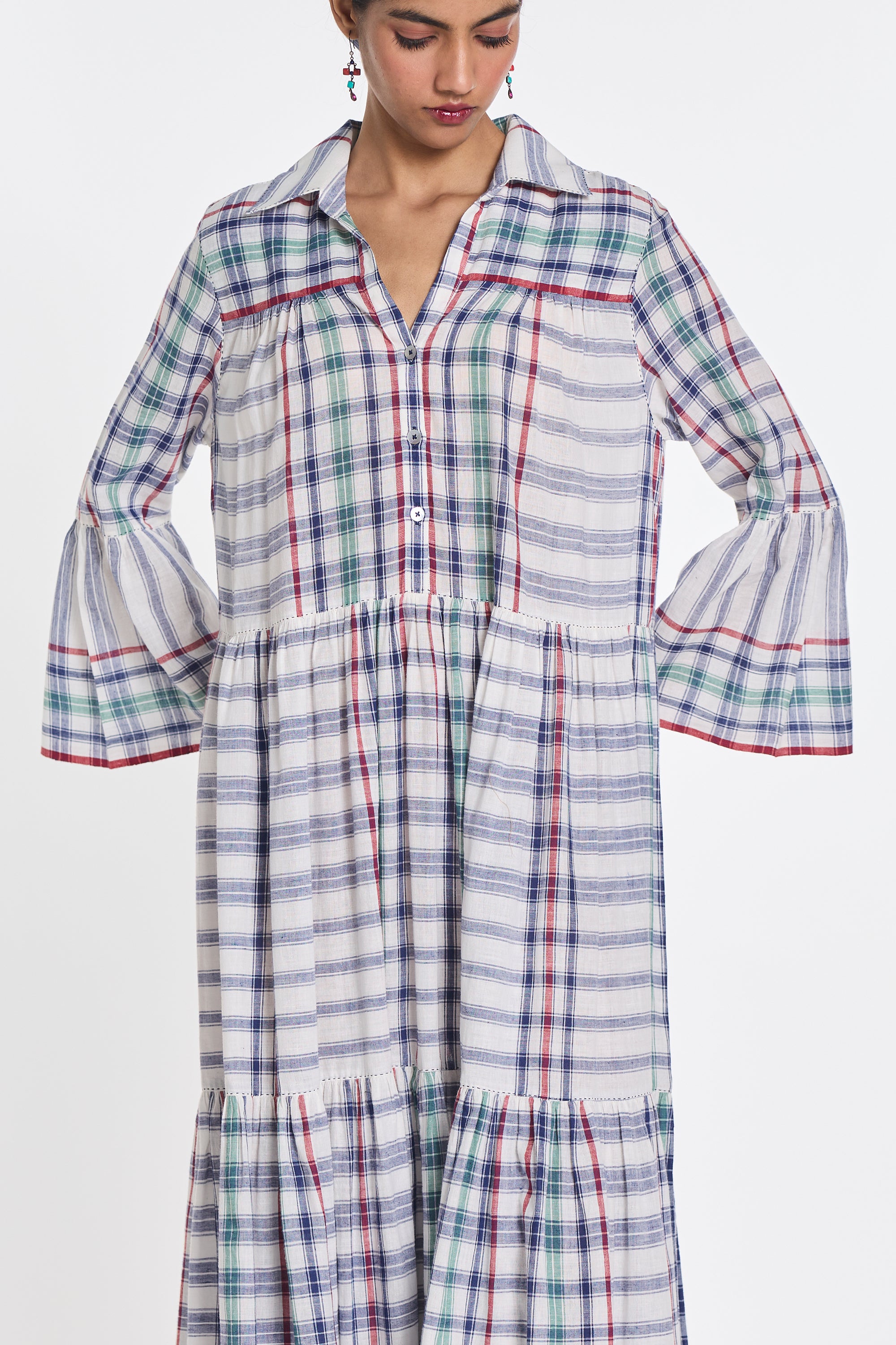 Mazus Tiered Maxi Dress