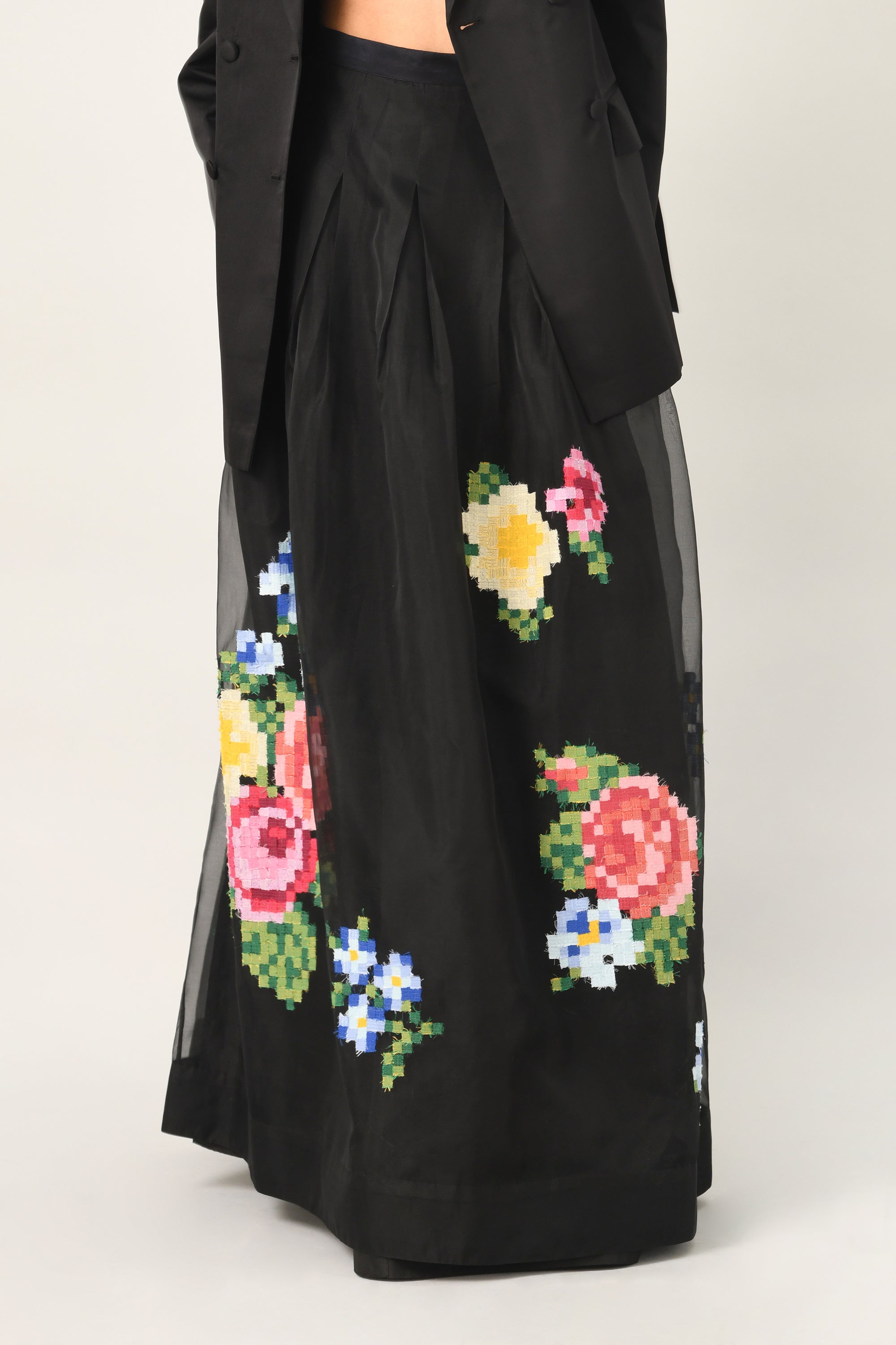 Gertrude Digital Embroidered Skirt
