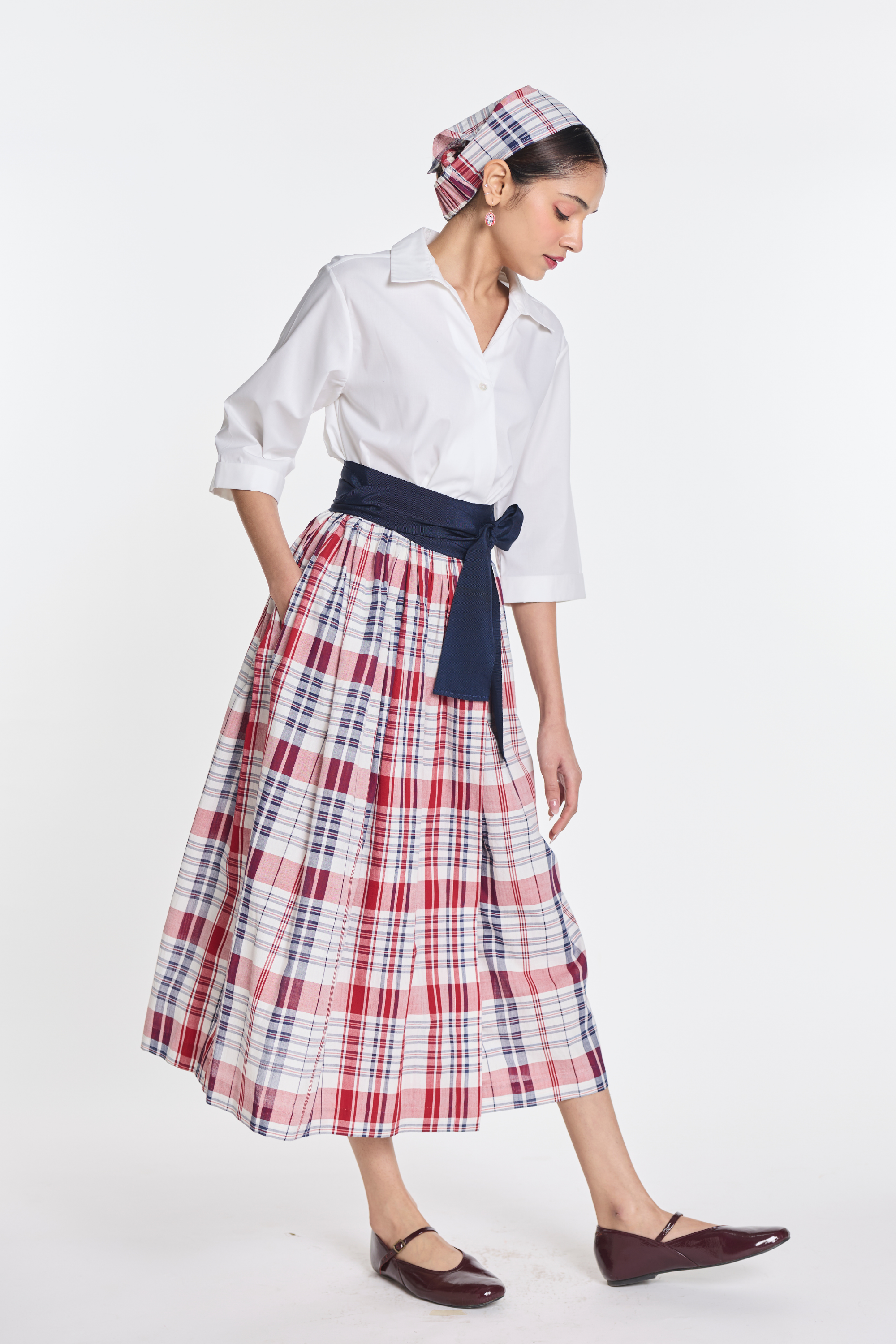 Oxlip Wrap dress