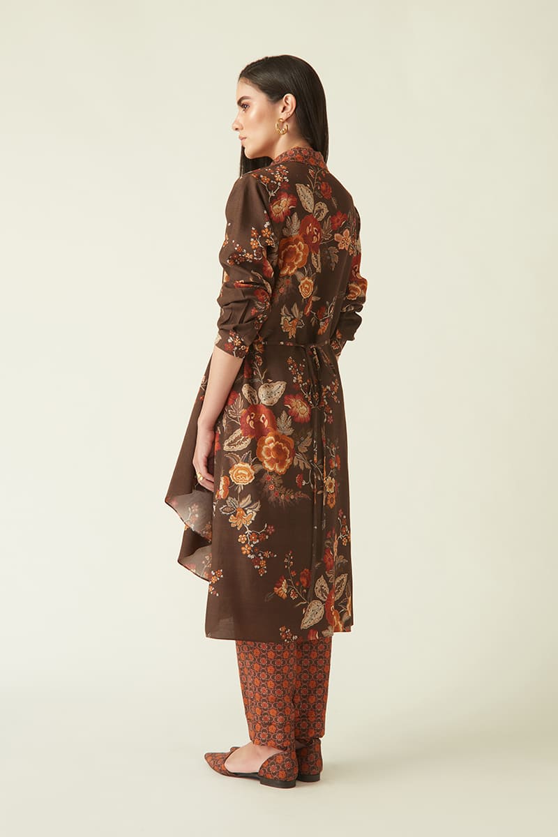 BROMO WRAP JACKET DRESS
